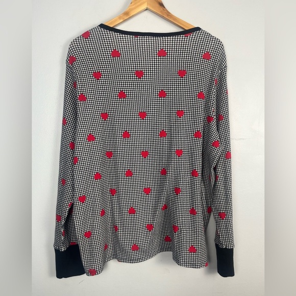 Victoria’s Secret gingham heart thermal pajama long sleeve top size xxl - Picture 7 of 7